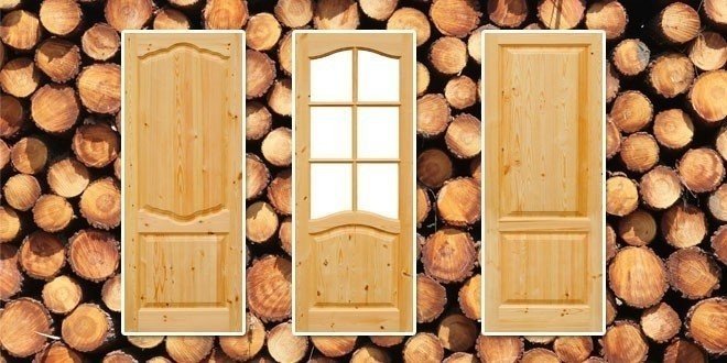 Деревянные двери межкомнатные для дачи