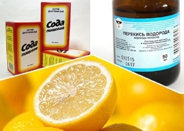 Лимон и сода для отбеливания кожи