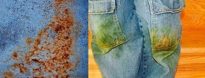 Ржавчина на джинсах