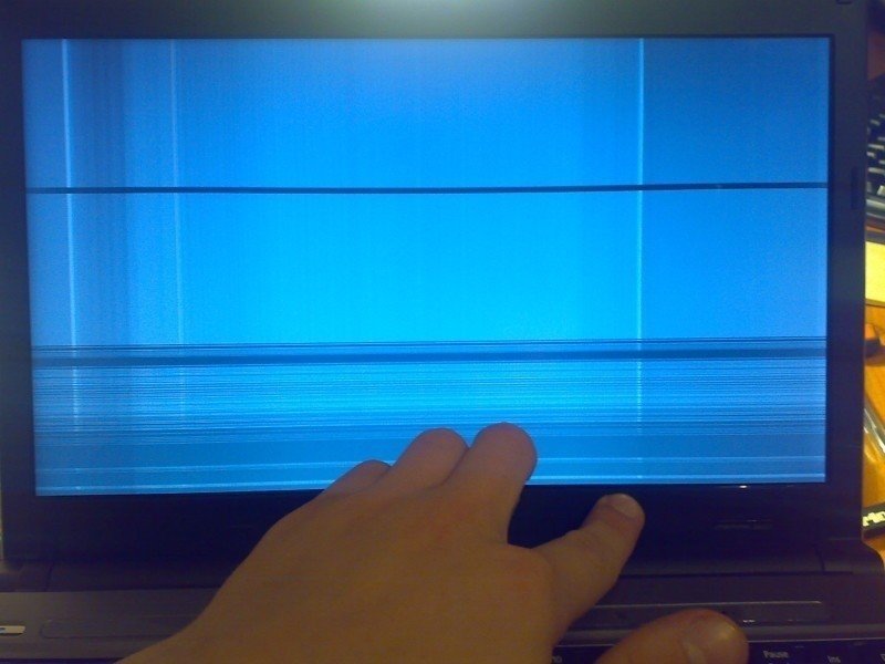 Вертикальные полосы на экране телевизора