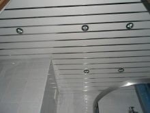 Cesal реечный потолок жемчужно белый