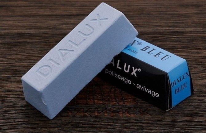 Паста полировальная dialux голубая