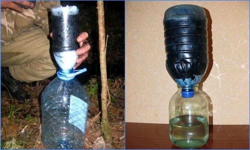 Самодельный угольный фильтр для очистки воды