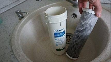 Фильтр для воды аквафор трио чистка
