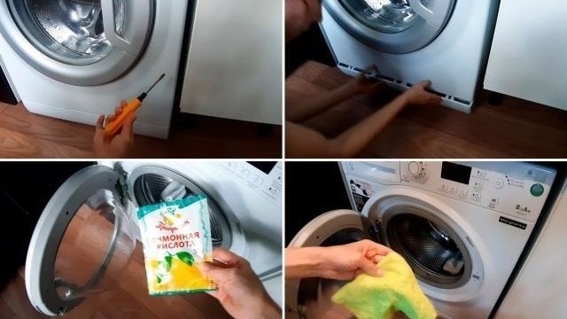 Как почистить стиральную машину содой и лимонной кислотой?