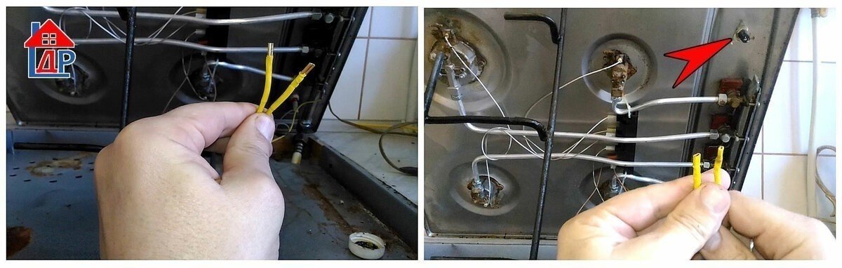 Починить газовую варочную панель гефест электроподжиг