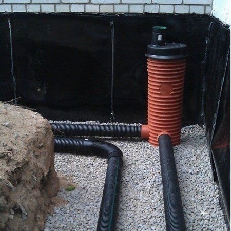 Дренажный колодец для ливневой канализации