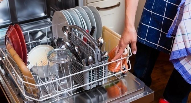 Укладка посуды в посудомоечной машине bosch