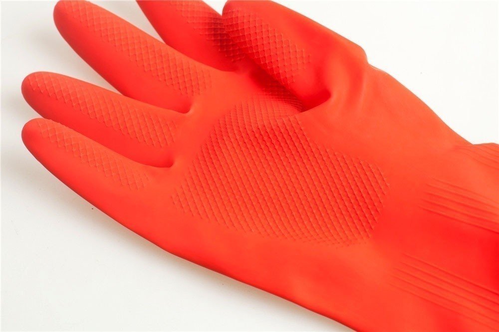 Перчатки резиновые для мытья полов