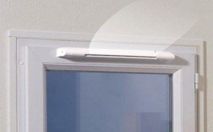 Клапан на окно для приточной вентиляции