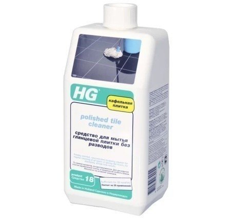 Hg средство для мытья глянцевой плитки без разводов