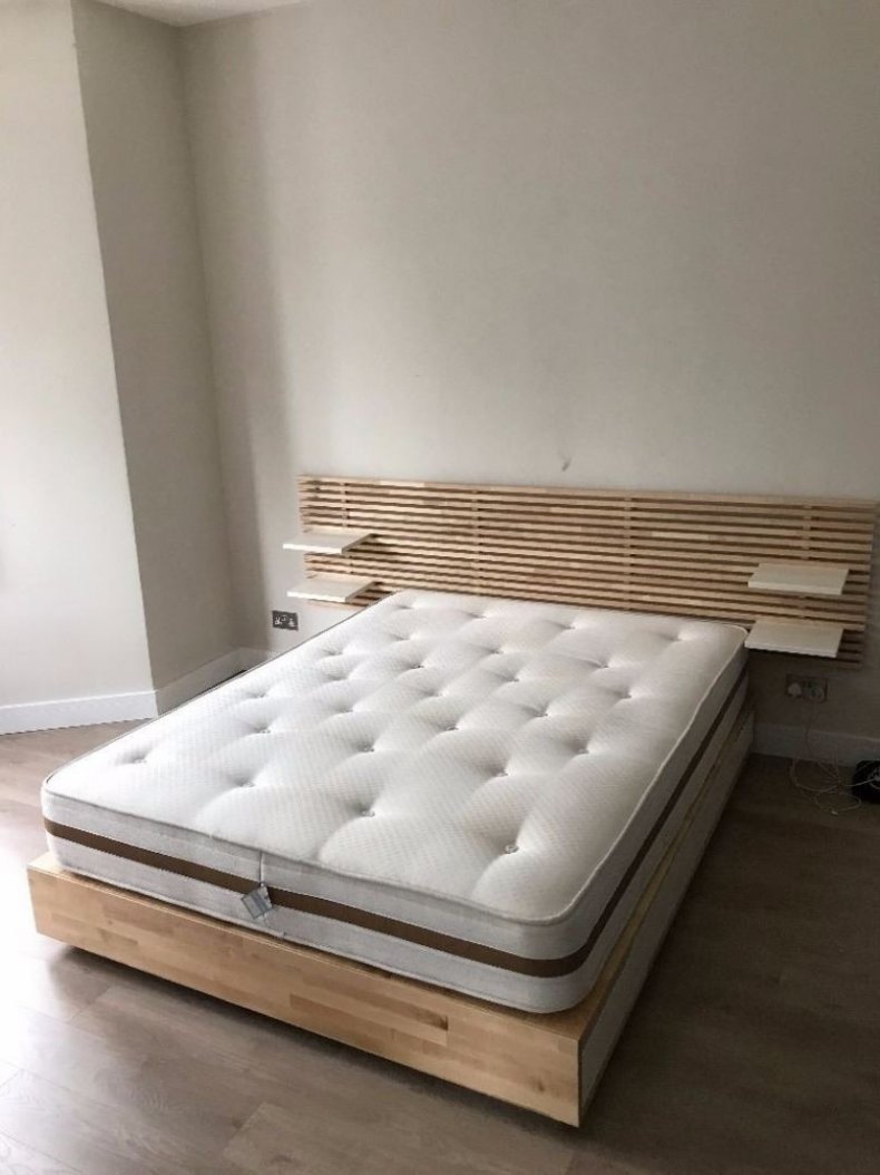 Двуспальная кровать lexy baza baslik