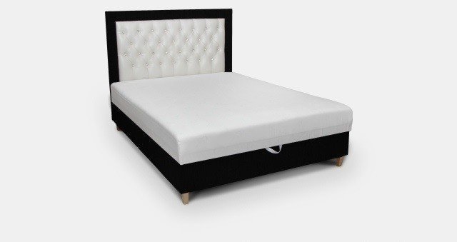 Кровать двуспальная мягкая