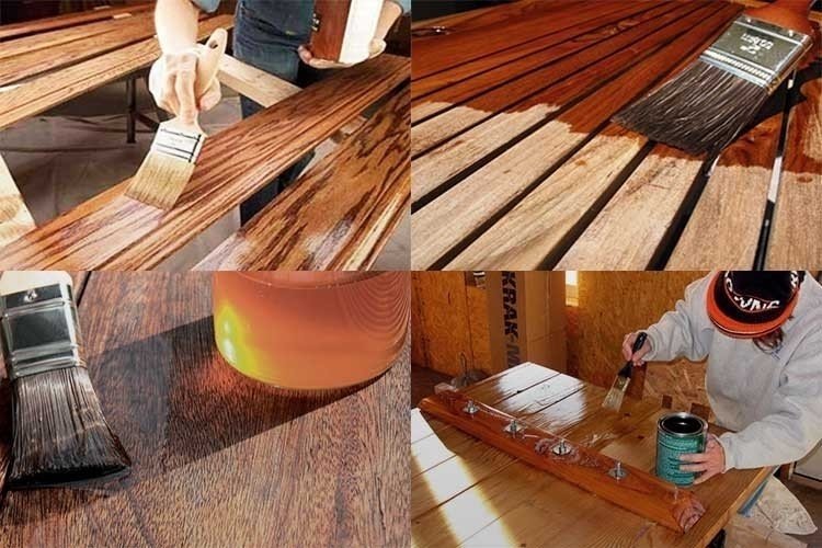 Отделка древесины лакокрасочными материалами