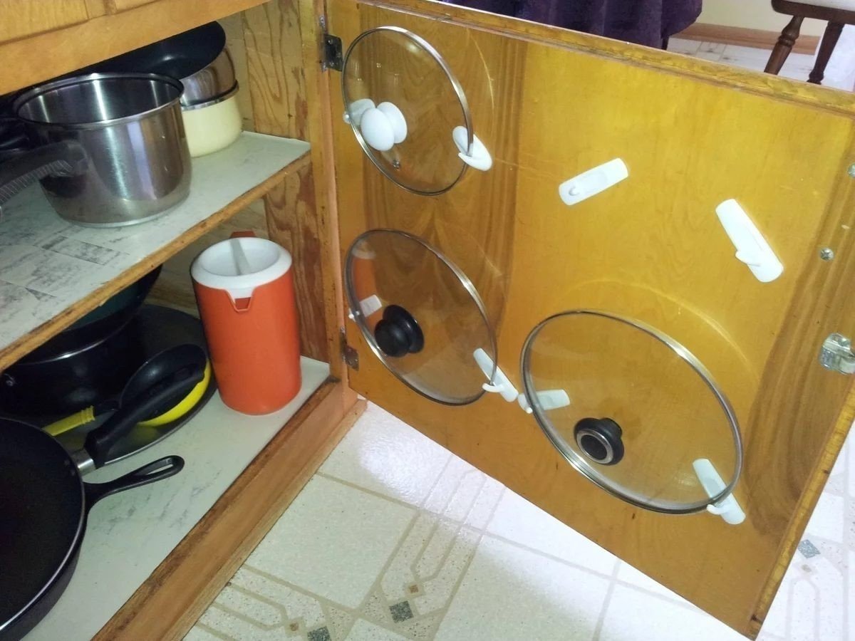 Хранение кастрюль и сковородок на кухне