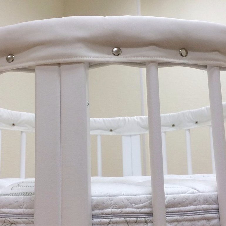 Круглая кровать трансформер для новорожденных