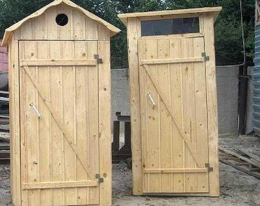 Дачные туалеты деревянные своими руками