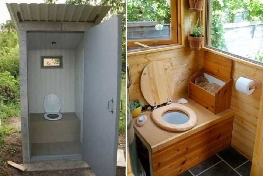Идеи для дачного туалета