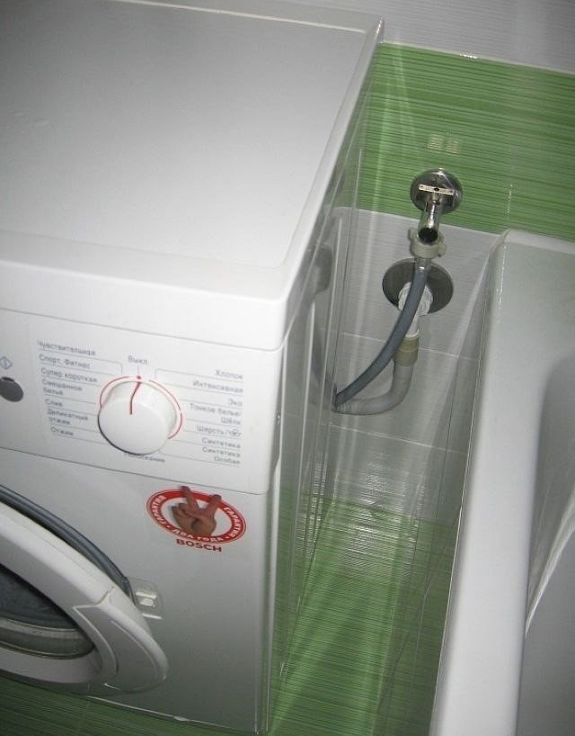 Сифон для подключения стиральной машины