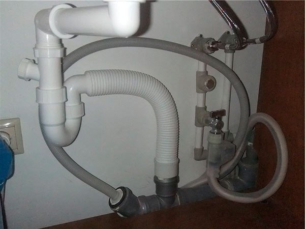 Тройник для подключения посудомоечной машины бош к водопроводу