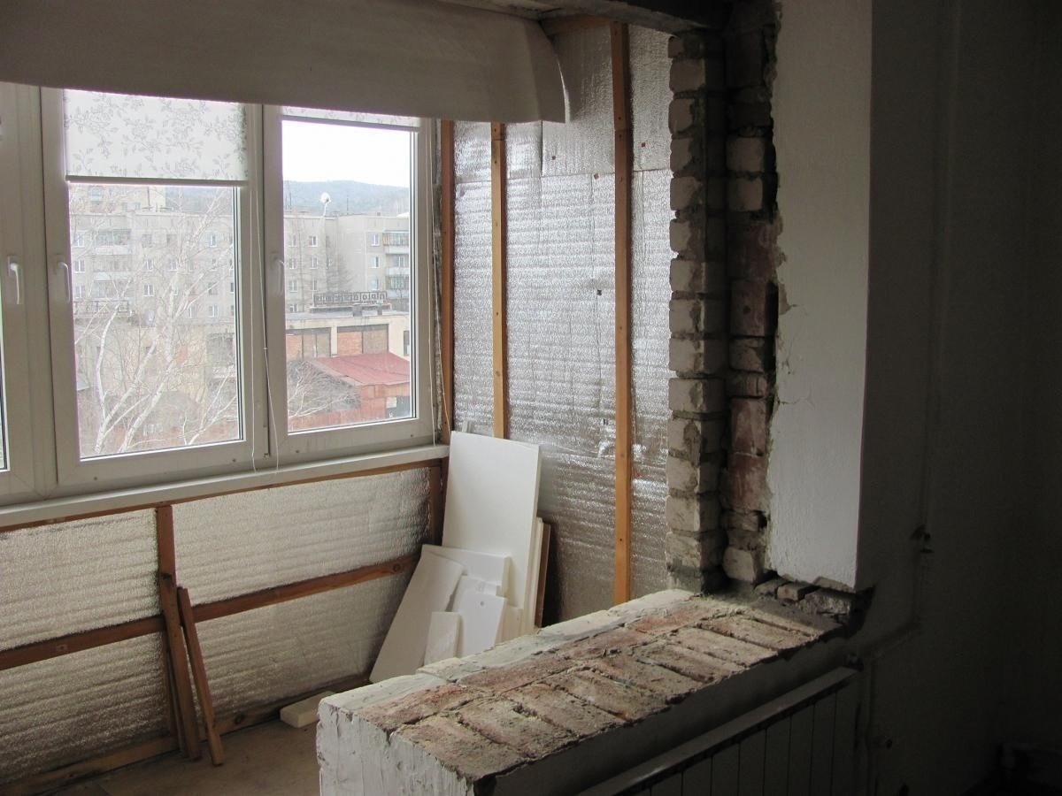 Восстановление балконного проема