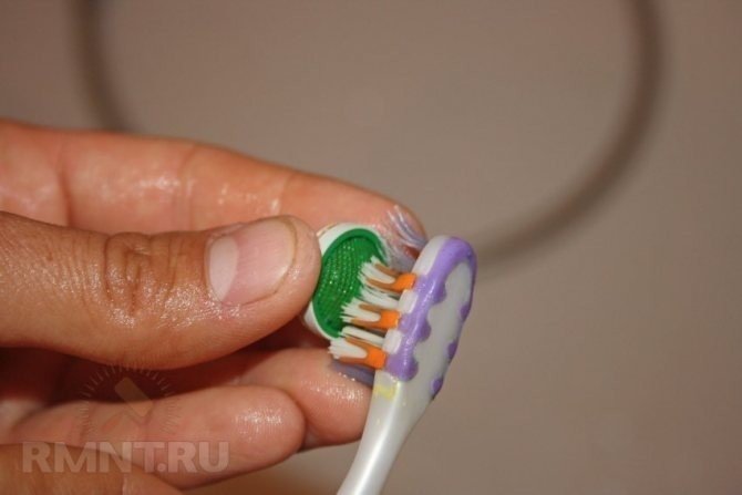 Днк по зубной щетке