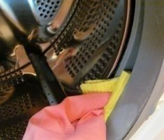 Очистить стиральную машину от плесени