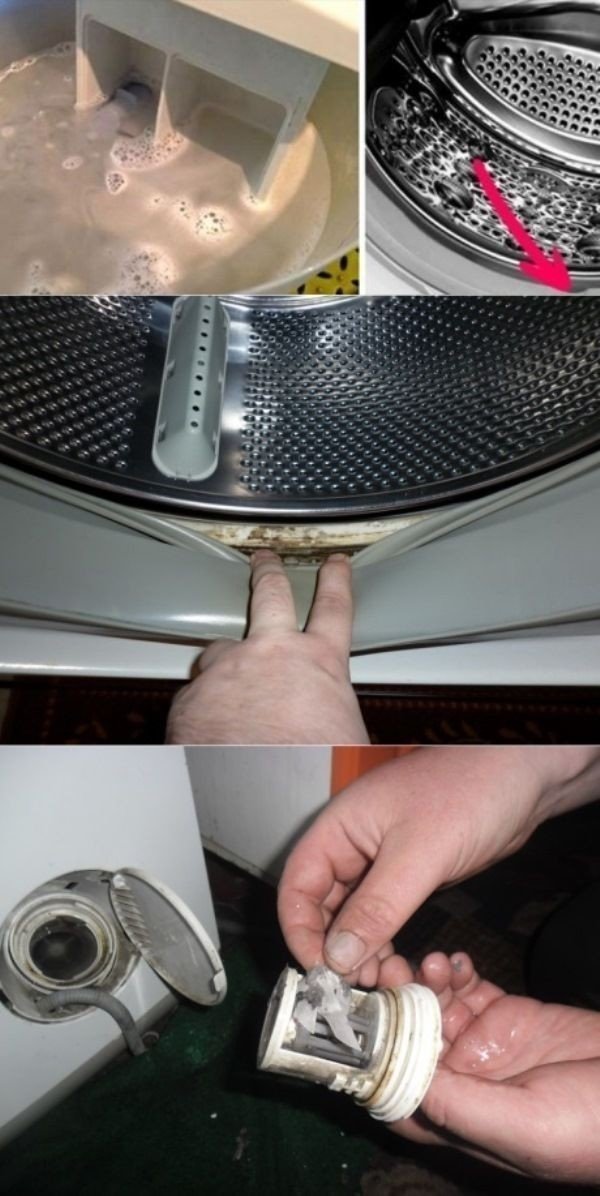 Очистка фильтра стиральной машины